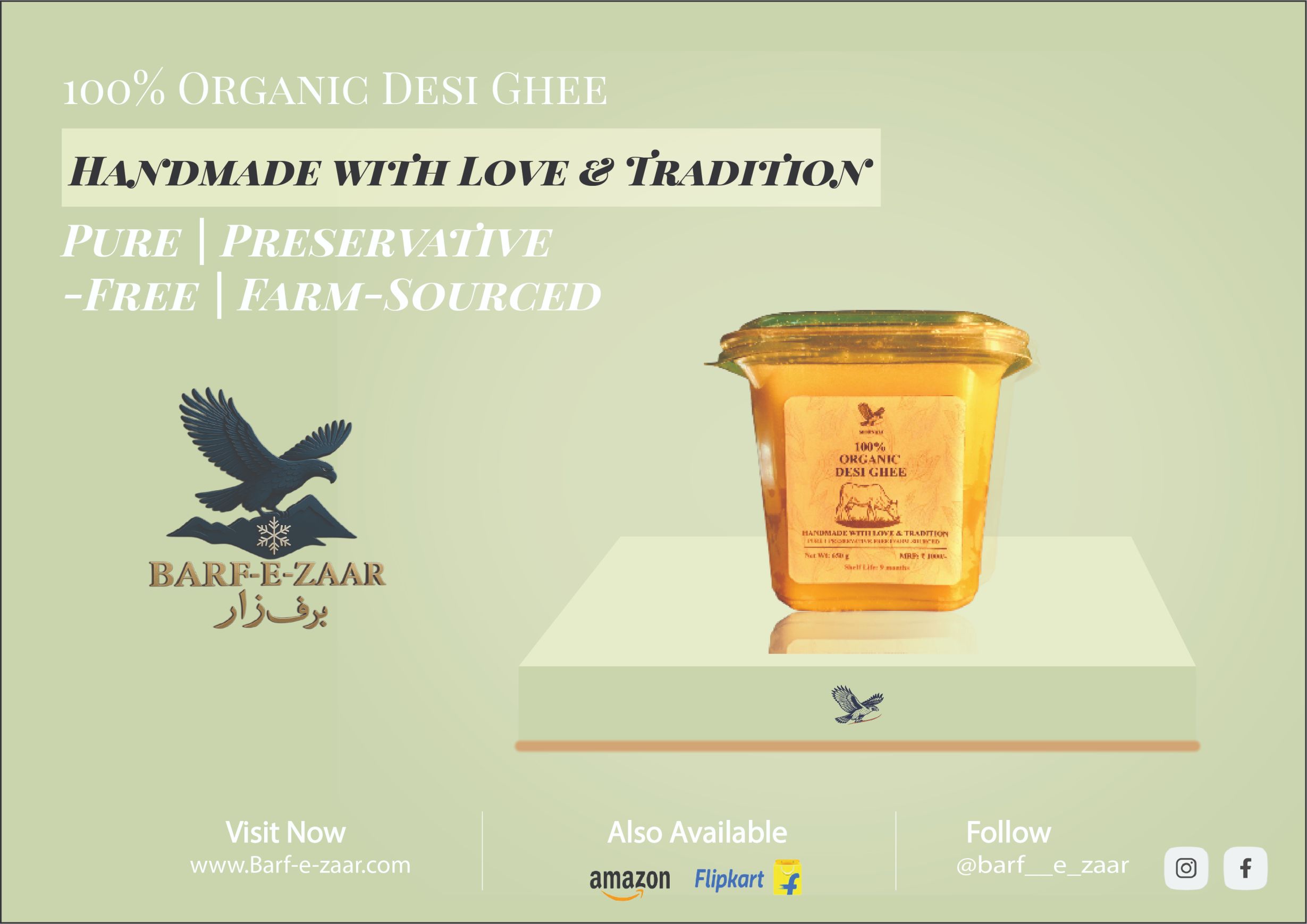 ✨ 100% Organic Desi Ghee Handmade with Love & Tradition